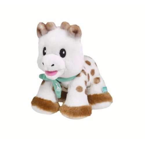 Peluche Bébé Sophie 14 Cm Blanc Et Beige