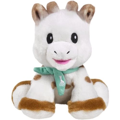 Peluche Bébé Sophie 14 Cm Blanc Et Beige