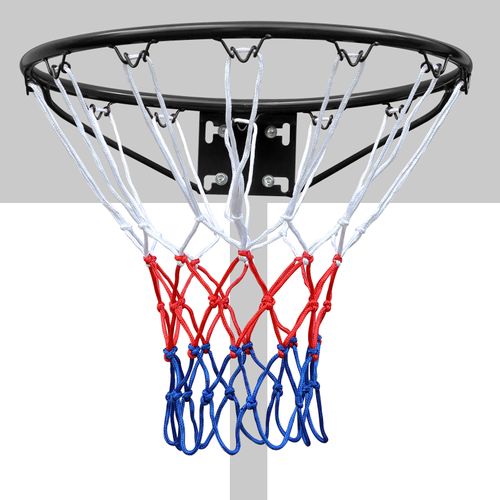 Anneau De Basketball,avec Filet ,fixation Murale Pour Adultes Et Enfants,noir