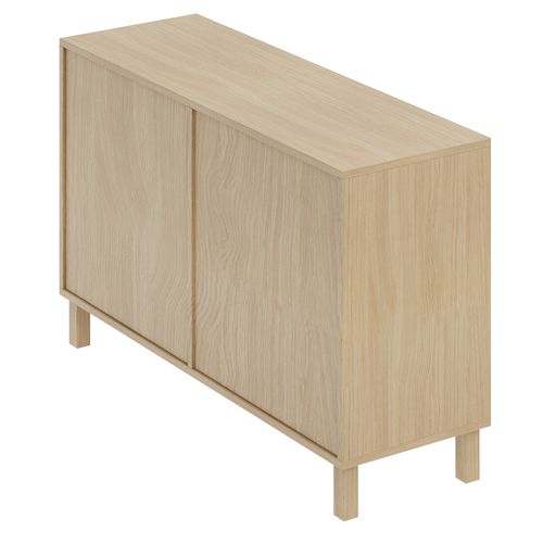 Commode 6 Tiroirs 120x40x75cm Meuble De Rangement Moderne Pour Salon Cuisine Chambre Bois