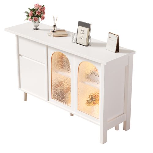 Bureau Extensible - Rotation 360° - Forme L Ou Ligne Droite - 120 X 40 X 78cm