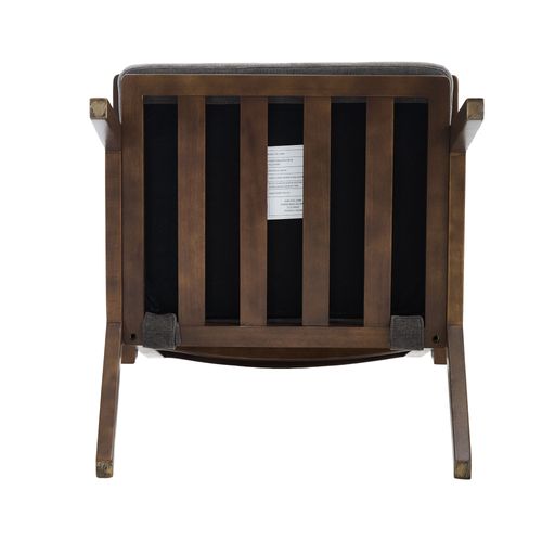 Fauteuil Moderne En Tissu Du Milieu Du Siècle Fauteuil Simple - 66.5x66x88 - Gris