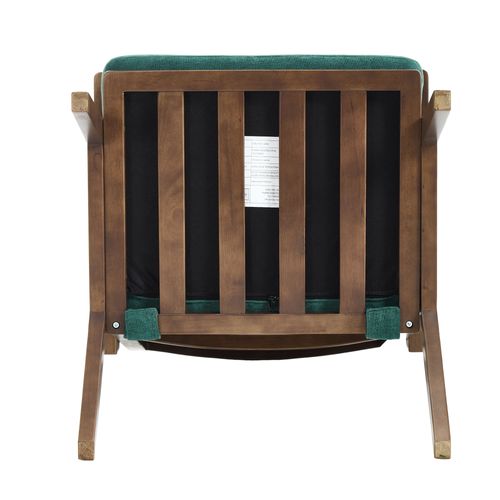 Fauteuil Moderne En Tissu Du Milieu Du Siècle Fauteuil Simple - 66.5x66x88 - Vert