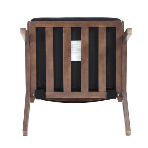 Fauteuil Moderne En Tissu Du Milieu Du Siècle Fauteuil Simple - 66.5x66x88 - Noir