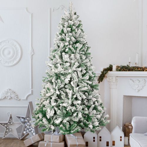 Sapin De Noël Artificiel 180 Cm - Décoration De Noël  - 100 % Pvc - Avec Support Métallique