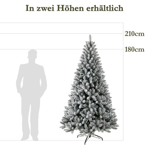 Sapin De Noël Artificiel 180 Cm - Décoration De Noël  - 100 % Pvc - Avec Support Métallique