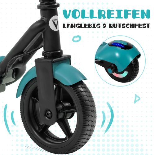 Trottinette Électrique Pour Enfants -14 Km/h, 5-8 Km, Frein Électrique, Vert