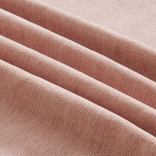 Canapé 2 Places Élégant En Tissu Chenille, Jupe Amovible – Style Classique et Moderne – Rose