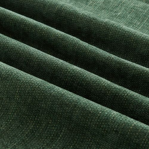 Canapé 3 Places Élégant En Tissu Chenille, Jupe Amovible– Style Classique et Moderne – Vert