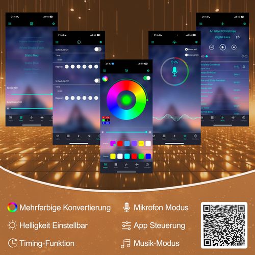 Lit Enfant Gigogne - 90x200cm - Avec Éclairage LED, Prise USB-mdf- Beige