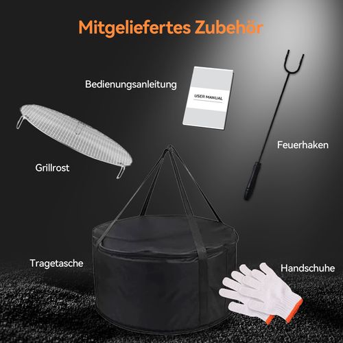 Cheminée Portative Sans Fumée En Acier Inoxydable Pour Extérieur - Foyer à Bois