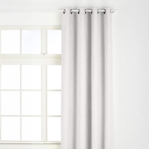 Rideau Uni - Effet Suédine - 145x260 Cm - Blanc