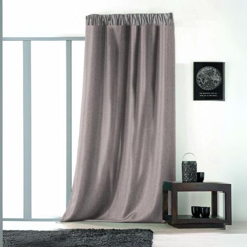 Rideau Uni Avec Galon Fronceur - 145x240 Cm - Ficelle