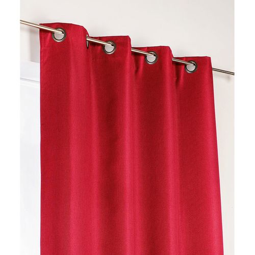 Rideau D'ameublement 100% Occultant - 140x240 Cm - Rouge
