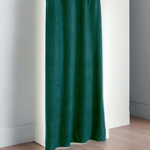 Rideau Alaska à Galon Fronceur Isolant Et 100 % Occultant - 140x240 Cm - Vert