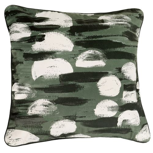 Coussin Paysage Abstrait - 45x45 Cm - Vert
