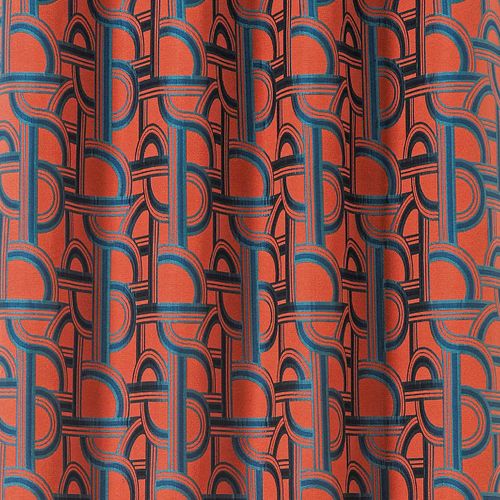 Rideau D'ameublement Au Style De L'orient Express - 135x240 Cm - Rouge