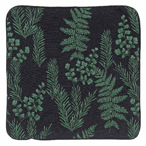 Housse De Coussin Aux Feuillages Divers - 40x40 Cm - Vert