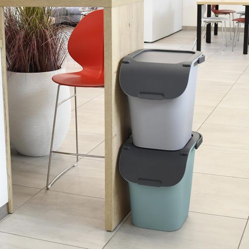 Poubelle De Tri 40l Gris - 010612 G.bt/g.a