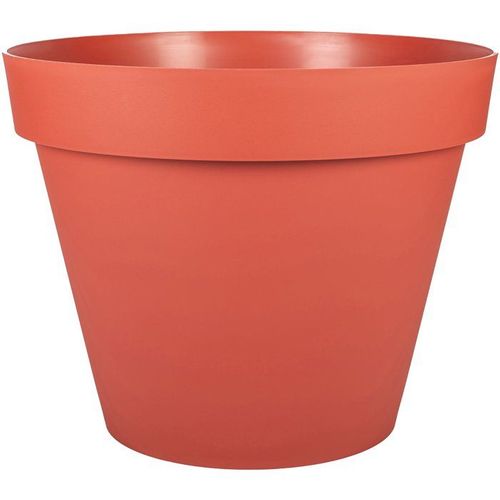 Pot De Fleur Rond - Toscane - D. 30 Cm - 10 L - Intérieur/extérieur - Orange Terre Battue