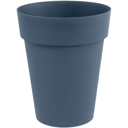 Vase Mi-haut Rond - Toscane - D. 44 Cm - 50 L - Pré-percé - D. 44 X H. 53 Cm - Bleu Jean