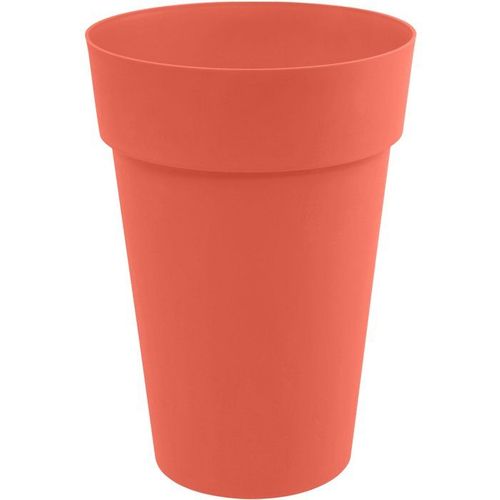 Vase Haut Rond - Toscane - D. 46 Cm - 67 L - Intérieur/extérieur - Orange Terre Battue