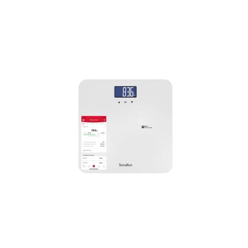 Pèse-personne Connecté Wi-fi 180kg/100g Blanc - 15313