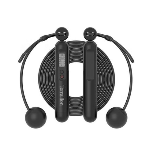 Pèse-personne Impédancemètre Et Corde à Sauter Connectés 180kg/100g Noir - Gymfitconnect