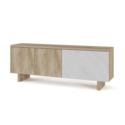 Meuble TV DAVIS Imitation chêne