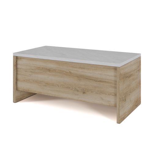 Table basse relevable DAVIS Imitation chêne