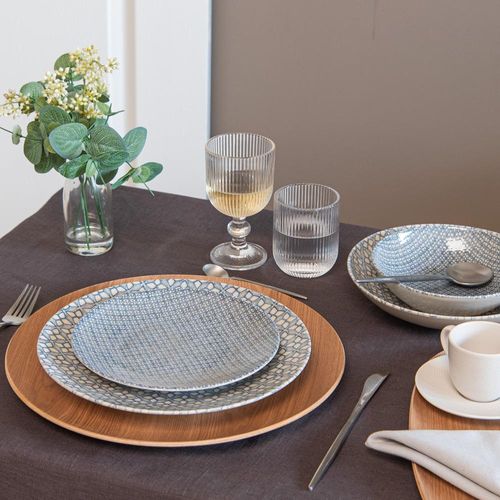 Assiette Creuse Japan 22 Cm (lot De 6) En Grès