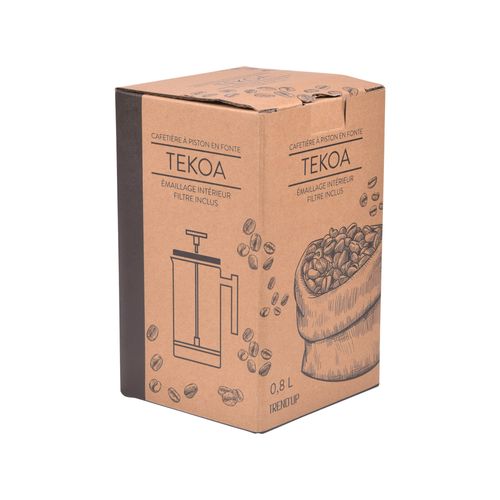 Cafetière à Piston En Fonte Tekoa Gris 0,8l En Fonte