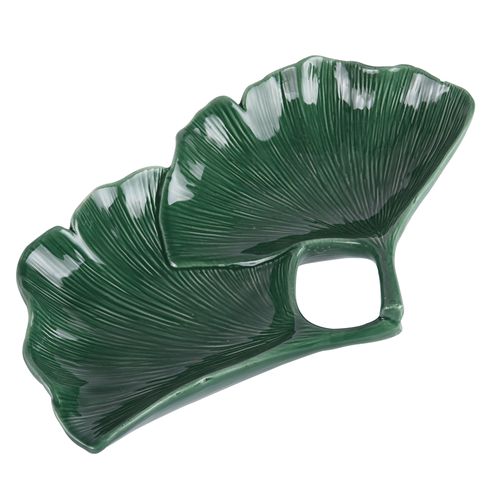 Coupe 2 Feuilles 26 Cm En Céramique