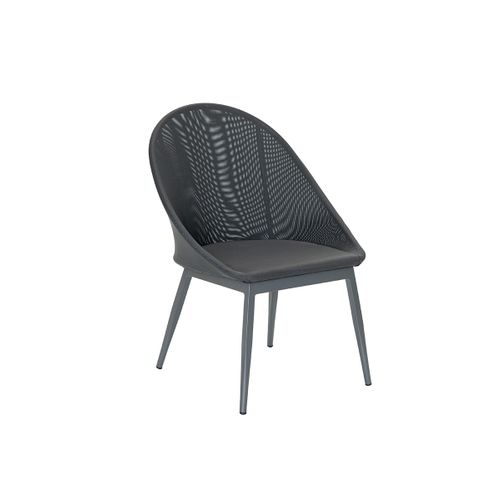 Fauteuil De Jardin En Aluminium Avec Coussin Gris Fuerta Aventura - Jardiline