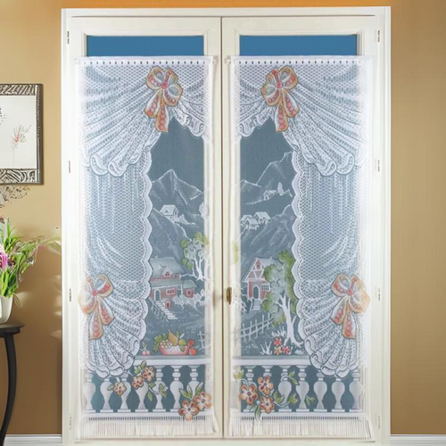 Paire De Petits Voilages Droits Esprit Campagne - 60x120 Cm - Autre