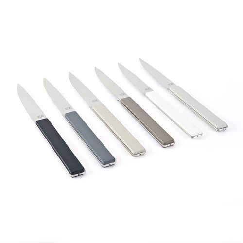 Coffret De 4 Couteaux à Steak Hector Glacier, Lame Lisse En Inox