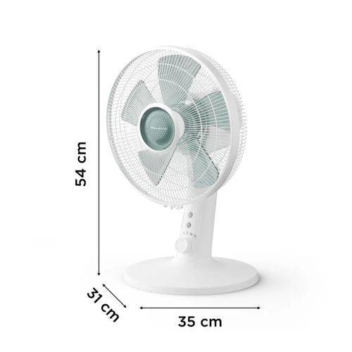 Ventilateur De Table 35cm 22w Blanc - Vu2740f0