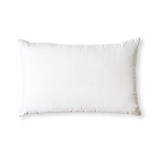 Lot De 2 Oreillers Medium Extra-doux - Coton Bio - Emile 60 X 60 Cm Blanc