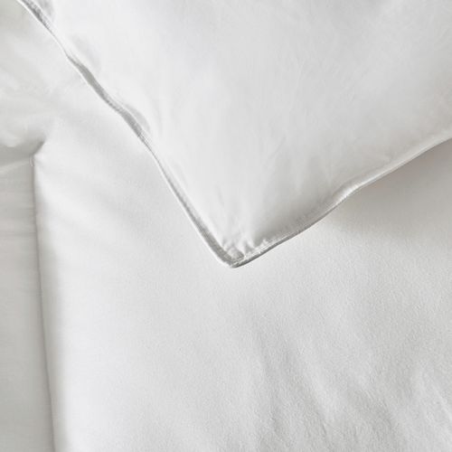 Couette Temperee 80% Duvet - Coton - Gaëlle 240 X 260 Cm Blanc
