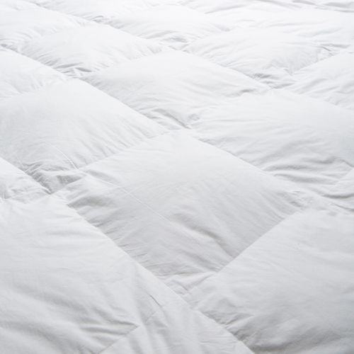 Couette Temperee 70% Duvet - Coton - Angèle 240 X 260 Cm Blanc