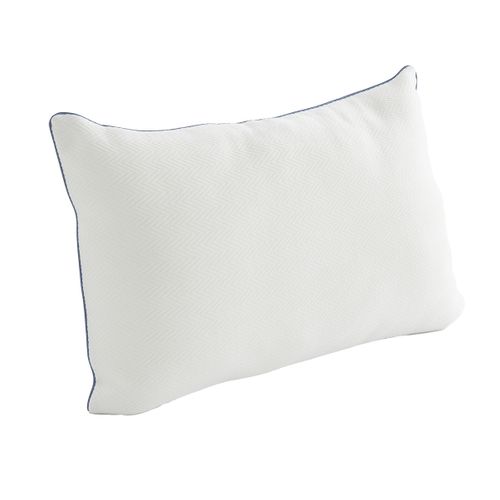 Oreiller Motif Chevrons - Ferme 60 X 60 Cm Blanc