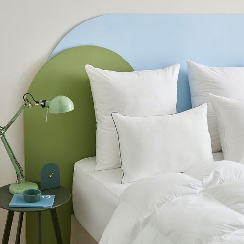 Oreiller Motif Chevrons - Ferme 60 X 60 Cm Blanc