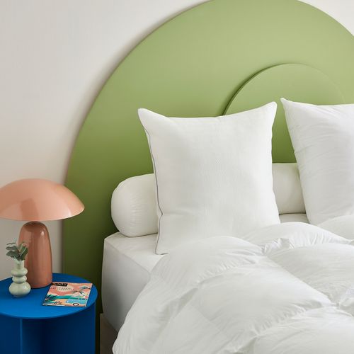 Oreiller Mozaic - Ferme 60 X 60 Cm Blanc