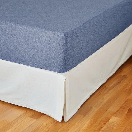 Protège Matelas 2 En 1 Imperméable Bleu 160 X 200 Cm Bleu Clair