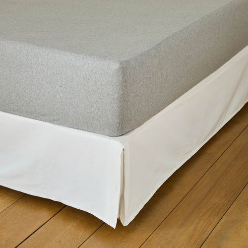 Protège Matelas 2 En 1 Imperméable Gris 160 X 200 Cm Gris Clair