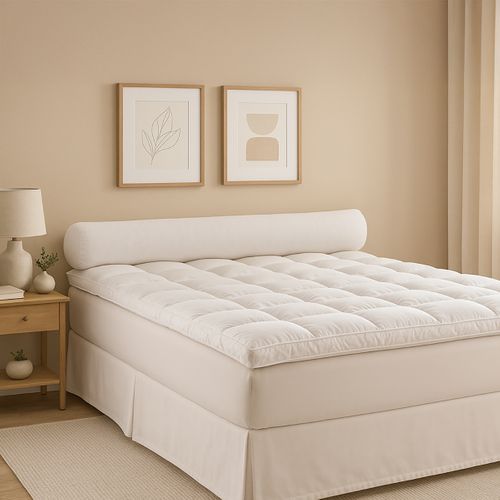 Traversin Hybride - Mémoire De Forme 90  Cm Blanc