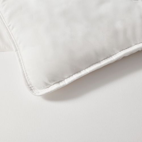 Couette Chaude Sensation Duvet - Coton - Louisette 140 X 200 Cm Blanc