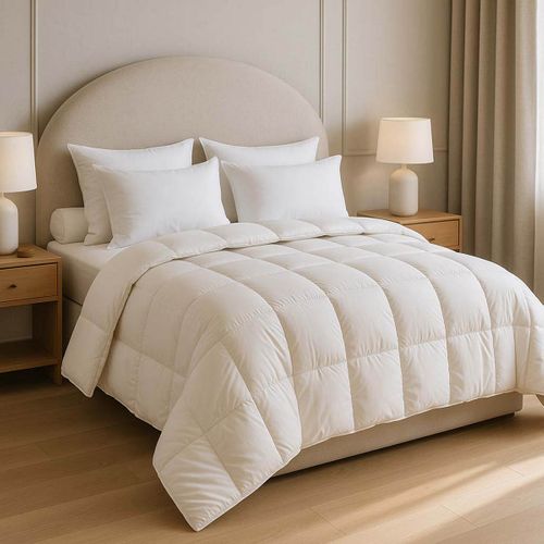 Couette Grandiose - 70% Duvet - Légère 220 X 240 Cm Blanc