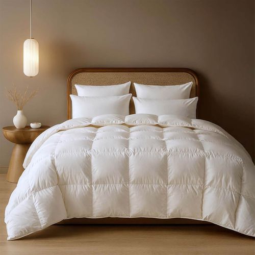 Couette Somptueuse - Tempérée 240 X 260 Cm Blanc