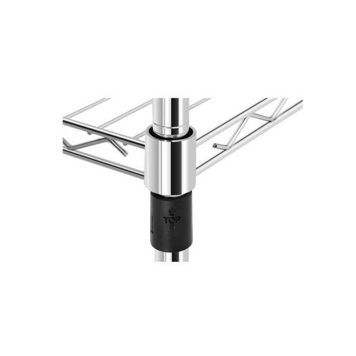 Étagère 5 Tablettes Métal Chromé 90 Cm